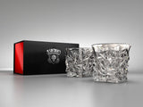 Diamond-Cut Whiskey Glasses