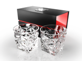 Diamond-Cut Whiskey Glasses