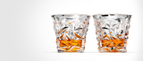 Diamond-Cut Whiskey Glasses